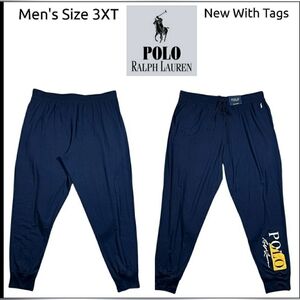 Polo Navy Blue Atleasure Relax Men Soft Stretch Jogger 3XT